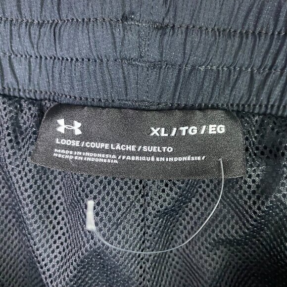 NWOT Under Armour UA Vital Woven Pants Mens XL Black Track Running Gym Ankle Zip - Picture 8 of 15